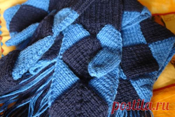 Варежки и шарф: ru_knitting