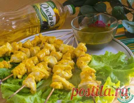 Шашлычки из филе трески с соусом – кулинарный рецепт