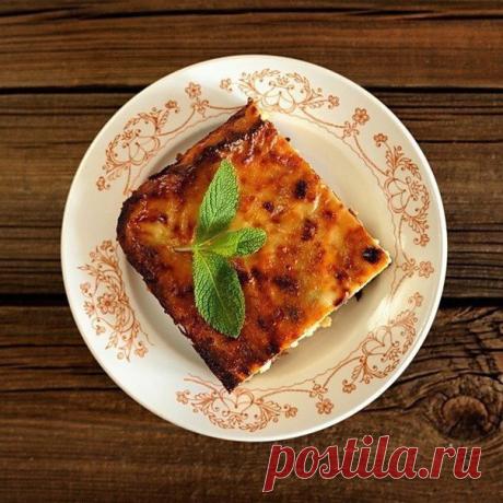 Творожная запеканка с изюмом и бананом (объедение!)