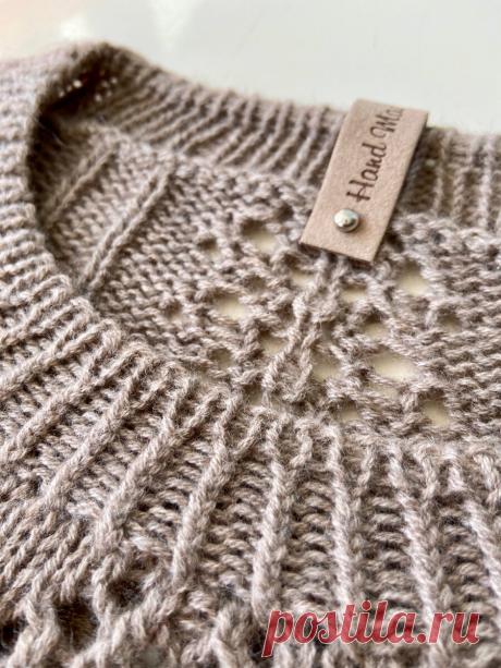 Вяжу классический свитер с ажурными дорожками. Итоги, выкройка, схема узора | Юлия L (Pinkishlife_knit) | Яндекс Дзен