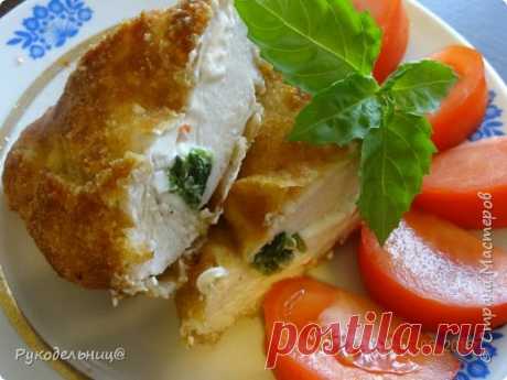 Куриные кармашки со шпинатом и сыром - Сам себе волшебник