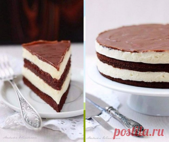 Торт Милка Это самый вкусный торт, который я когда-либо ела! Ингредиенты: Для бисквита: ● 4 яйца ● 4 столовые ложки сахара ● 4 столовые ложки с горкой муки ● 1 чайная ложка порошка для выпечки ● 3 столовые ложки какао ● 4 столовые ложки горячей воды Для крема: ● 670 мл молока ● 70 гр...