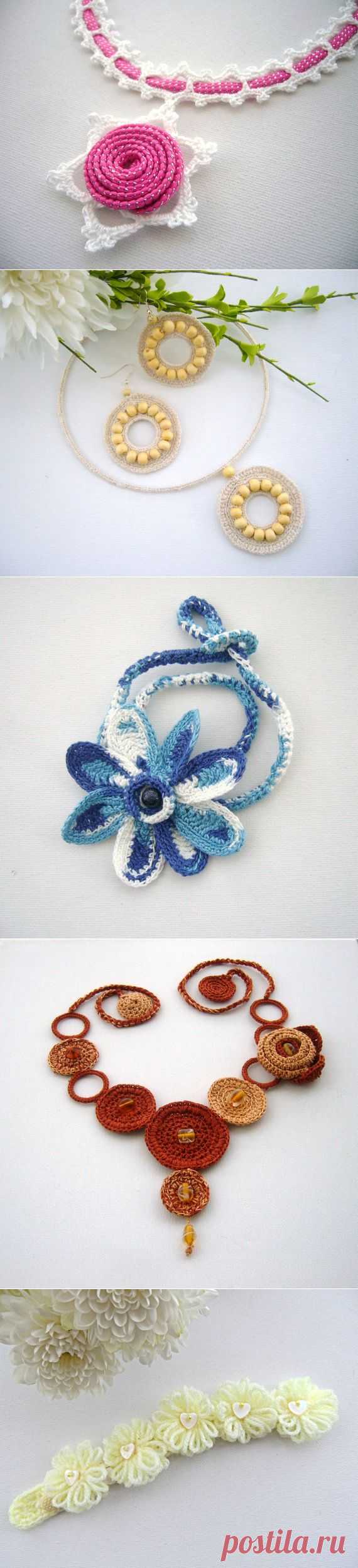 Вязание крючком. Украшения от Sigita