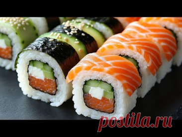 Как приготовить Роллы дома пошаговый рецепт.