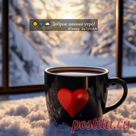 🌞❄️🌨️ Доброе зимнее утро!