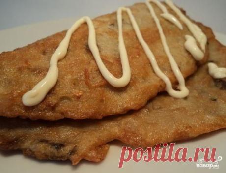 Картофельные блины с грибами - пошаговый кулинарный рецепт на Повар.ру