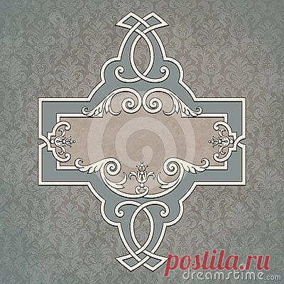 Вектор Урожай границу рамки В фоне Grunge роялти-фри изображений - Image: 24213479