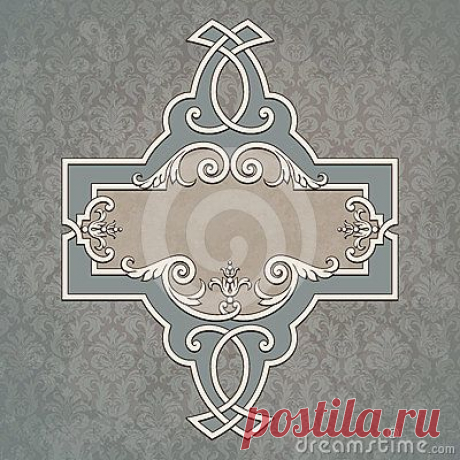 Вектор Урожай границу рамки В фоне Grunge роялти-фри изображений - Image: 24213479