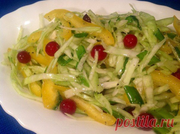 САЛАТ КАПУСТА С КЛЮКВОЙ