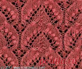 Nupp Кружева 1 - Knittingfool стежка Деталь
