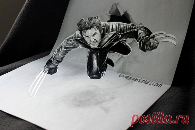 Карандашные 3D рисунки