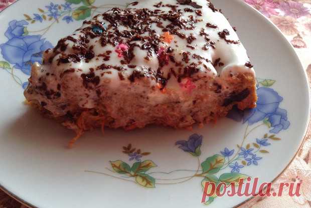 Полезный морковный пирог с бананами и специями рецепт – Испанская кухня: Выпечка и десерты. «Еда»