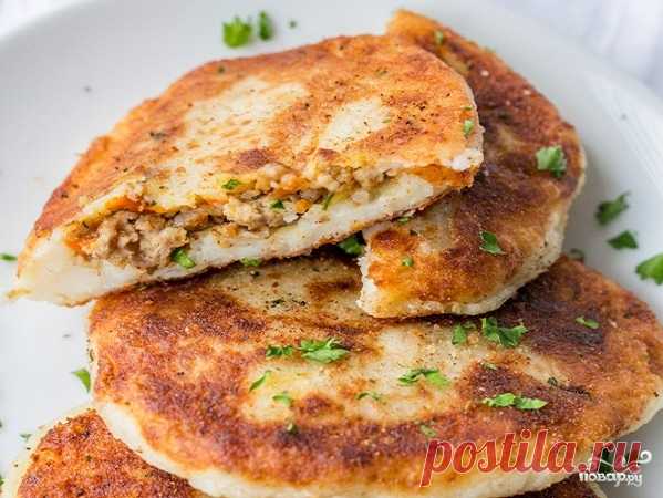 Картофельные котлеты с мясом - пошаговый  рецепт с фото на Повар.ру