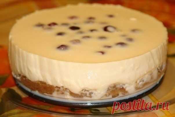 Как приготовить чизкейк со сгущенкой (без выпечки)  - рецепт, ингридиенты и фотографии