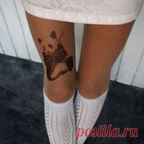 Колготки-тату | Люблю Себя