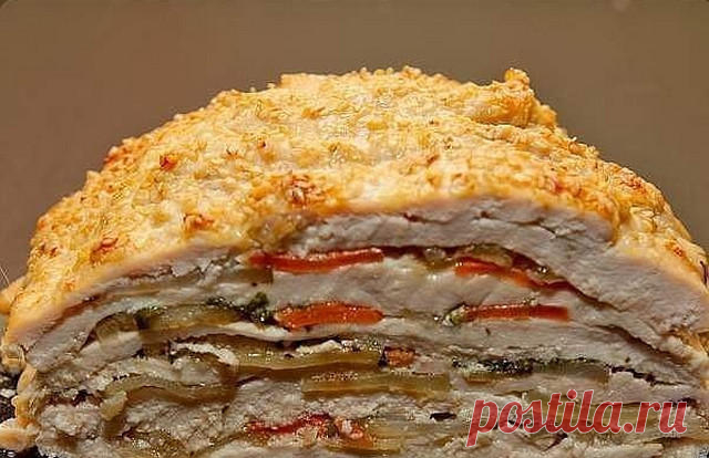 курица слоями