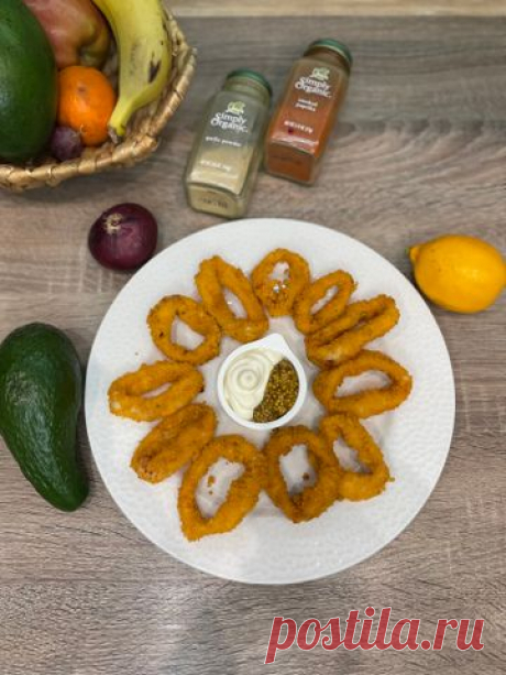 Самые вкусные хрустящие кольца кальмара – пошаговый рецепт приготовления с фото Это кольца кальмара в панировке, предварительно замаринованные в нежных специях с небольшой кислинкой.