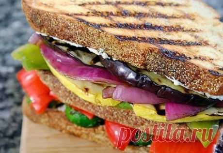 6 рецептов вкусных вегетарианских сэндвичей / Простые рецепты