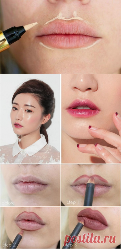 10 полезных хитростей, которые увеличат губы без уколов