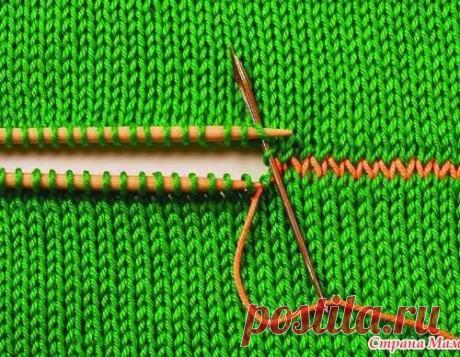 Выполнение швов в вязании. Уроки, пояснения