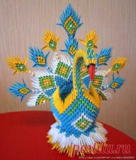 Шикарные работы в технике оригами