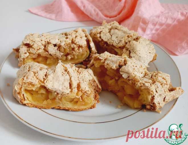 Рулеты с яблоками и безе – кулинарный рецепт