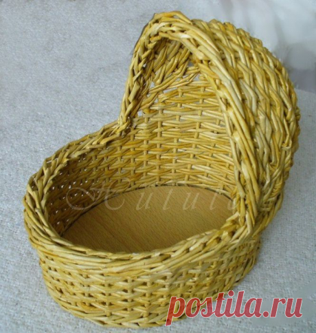 ТЕХНИКА ПЛЕТЕНИЯ ИЗ ГАЗЕТ КАЛЯСОЧКИ