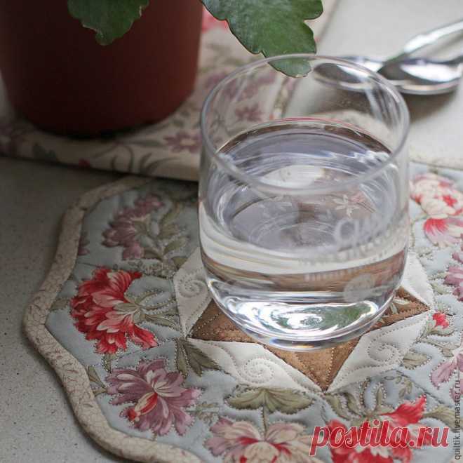 Мастер-класс : Шьем прихватку в технике пэчворк. Используем шаблон | Журнал Ярмарки Мастеров