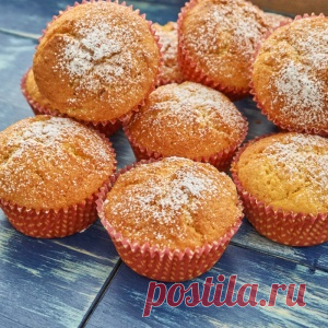 Кексики с тыквой и кукурузной мукой - МирТесен