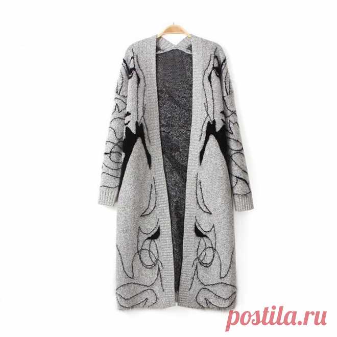 cardigan cashmere sweater Picture - More Detailed Picture about Free Size 2015 Autumn Winter Women's Long Grey Loose Knitted Beauty Woolen Cardigan Sweater Outwear Cappa Women Picture in Cardigans from fashionest store | Aliexpress.com | Alibaba Group