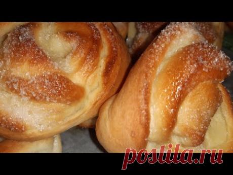Пасхальные БУЛОЧКИ!!! ТЕСТО как ПУХ 🤗 Деревенская выпечка 👍👍👍