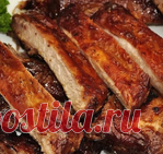 Рёбрышки свиные запеченные
