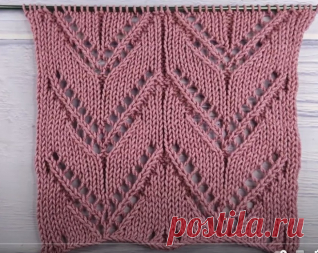 Lace Stitch Knitting Pattern| Ajourmuster stricken| Punto Traforato ai ferri