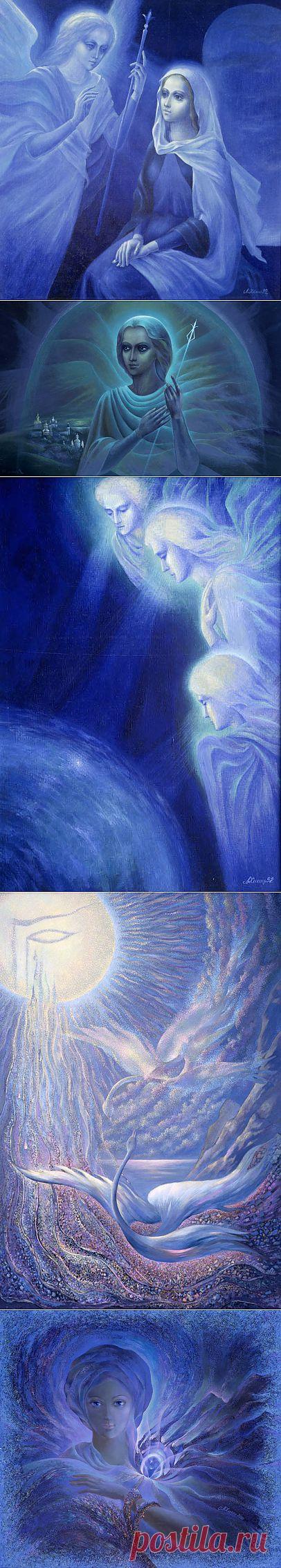 Земной мир глазами Космоса. Художник Лариса Хомич. | Наслаждение творчеством