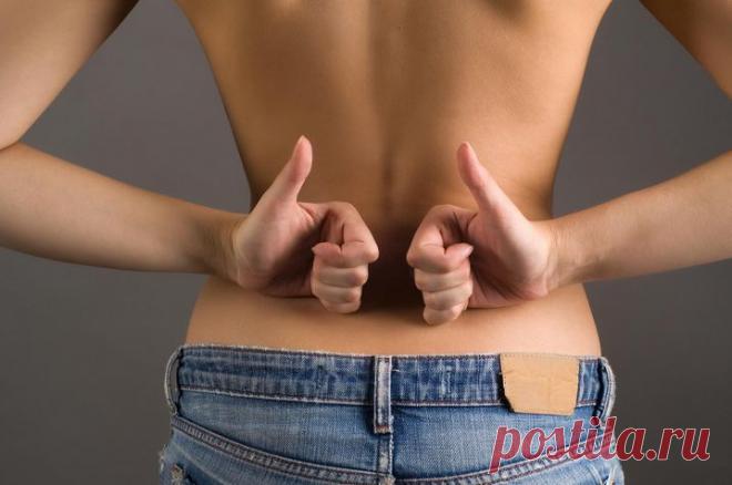 Убираем жировые отложения со спины-очень эффективные и простые упражнения.
