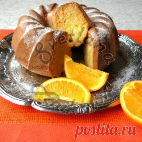 Кекс на кефире с апельсиновой цедрой - МирТесен