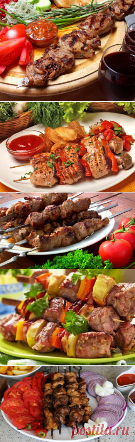 Рецепты шашлыка из свинины: с киви, в рукаве, в духовке