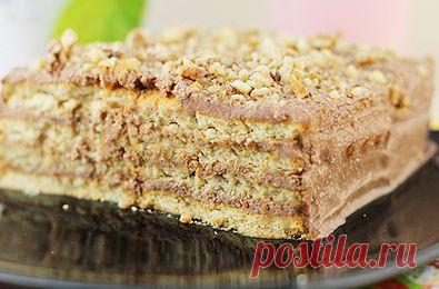 Рецепт: Торт из печенья и творога, без выпечки - пошаговый фото рецепт приготовления
