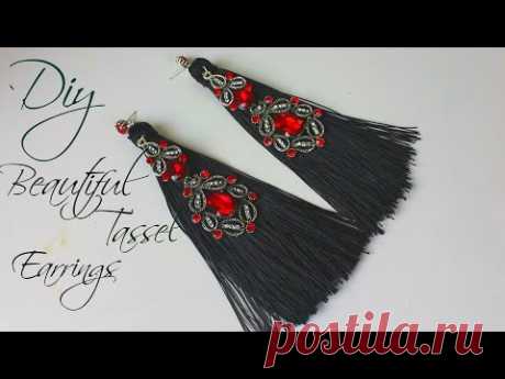 Tutorial:Beautiful Tassel earrings with ornament