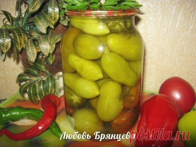 КОНСЕРВИРОВАННЫЕ ЗЕЛЕНЫЕ ПОМИДОРЫ | OK.RU