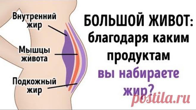 10 Продуктов, Которых стоит Избегать, чтобы Получить Плоский Живот своей Мечты