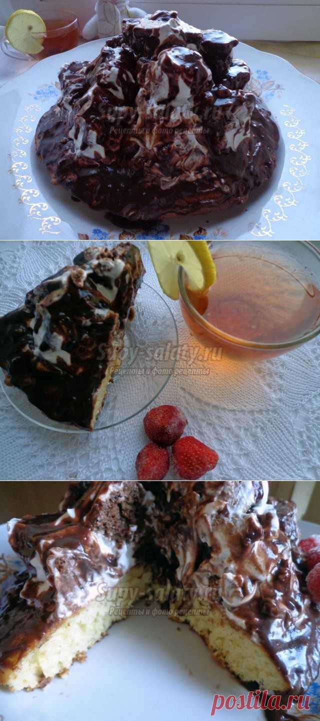 Торт с черносливом и грецкими орехами. Кучерявый пинчер. Рецепт с пошаговыми фото