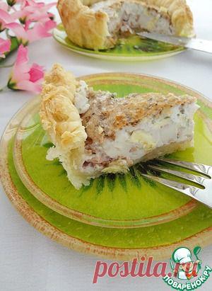 Пирог с сырно-ореховым суфле - кулинарный рецепт