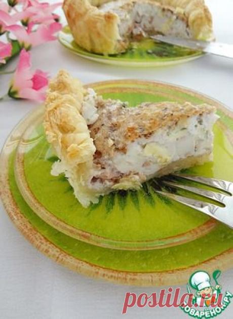 Пирог с сырно-ореховым суфле - кулинарный рецепт