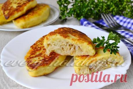 Картофельные зразы с капустой: рецепт с фото