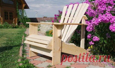 Самодельное деревянное кресло