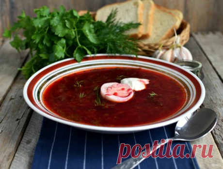 Свекольный борщок - пошаговый рецепт с фото на Повар.ру