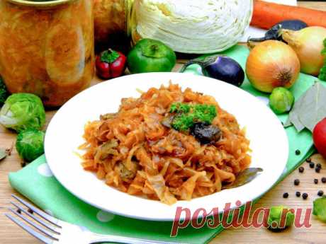 Солянка с капустой и грибами на зиму в банки рецепт с фото пошагово - 1000.menu