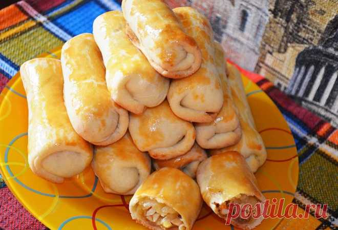 Пирожки Сигаретки с капустой - пошаговый рецепт с фото - как приготовить - ингредиенты, состав, время приготовления - Дети Mail.Ru