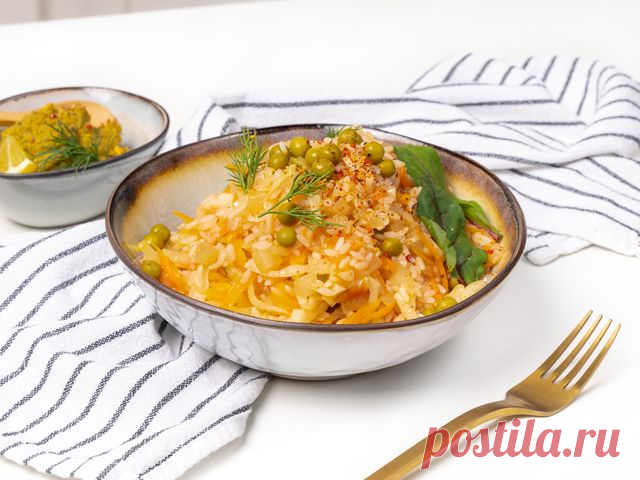 Овощное рагу с рисом и горошком – пошаговый рецепт приготовления с фото Рагу с рисом можно подать в качестве гарнира или как самостоятельное блюдо. Для рецепта берите длиннозерный рис. При варке он не слипается и получается рассыпчатым.